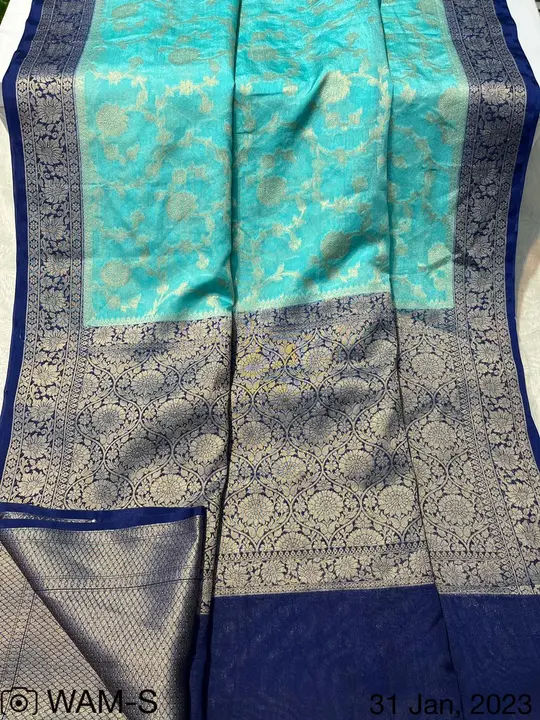 Warm silk sarees with blouse  uploaded by M S fabrics on 4/5/2023