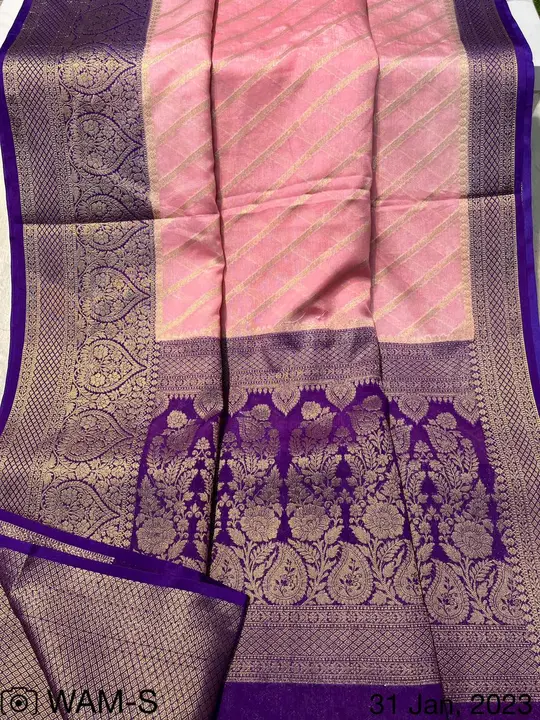 Warm silk sarees with blouse  uploaded by M S fabrics on 4/5/2023