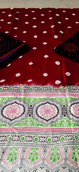 Riyon Bandhej dress material uploaded by business on 3/3/2021