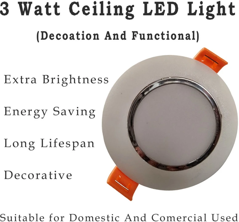 3 Watt Deep Light White  uploaded by Ledify Electronics Private Limited on 4/5/2023