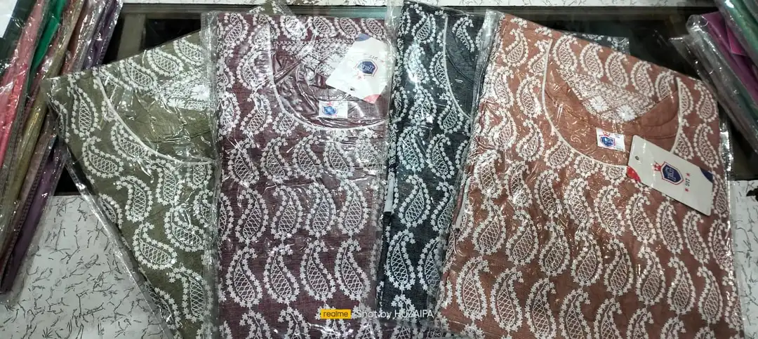 Details ⬇️
Merat cotton kurti pant with one side pocket and dupatta set
Sizes-XL XXL 3XL 
Fabric- Me uploaded by Roza Fabrics on 4/6/2023