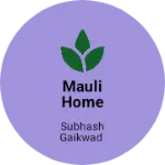 Business logo of Mauli Home Appliances