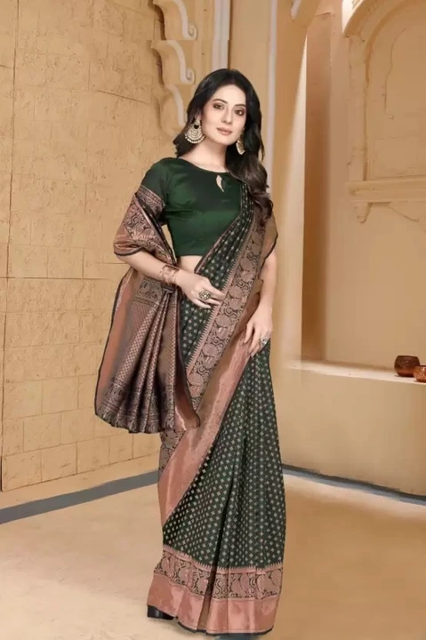 Beautiful saree uploaded by Dhananjay Creations Pvt Ltd. on 4/6/2023