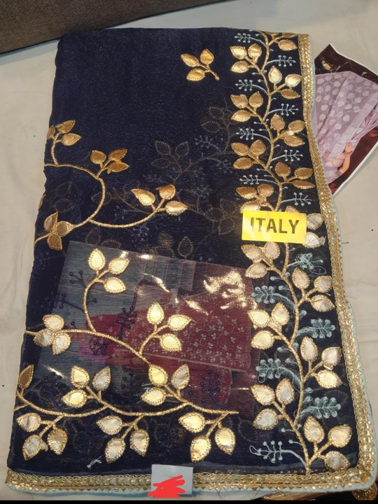 ..good quality fabrics ...kaccha gota patti work.. uploaded by business on 4/6/2023