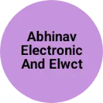 Business logo of Abhinav electronic and electricals