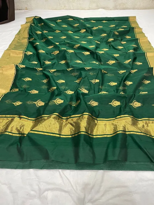 CHANDERI traditional handwoven MASRAI silk saree  uploaded by WEAVER'S ORIGIN silk and Sarees on 4/6/2023