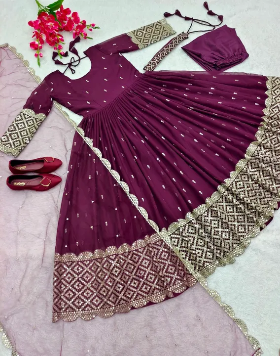 Gown dc uploaded by Taha fashion from surat on 4/6/2023