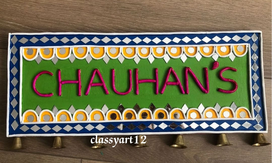Beautiful customised name plate  uploaded by Classy art on 4/6/2023