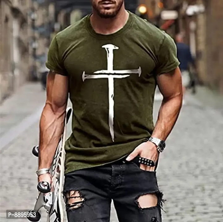 Men branded t shirt uploaded by business on 4/6/2023