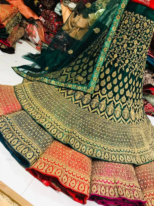 Bridal Net Lehenga Collection  uploaded by L & S GOODS CO on 4/6/2023