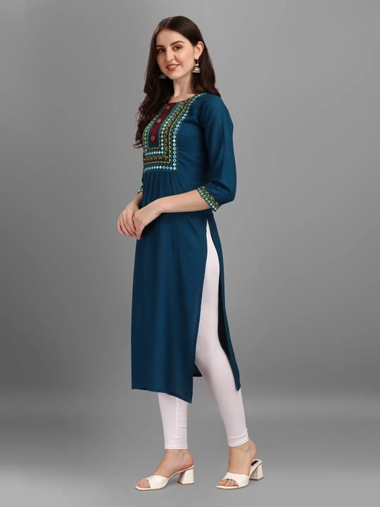 2004-TEAL KURTI uploaded by Shivraj export  on 4/6/2023