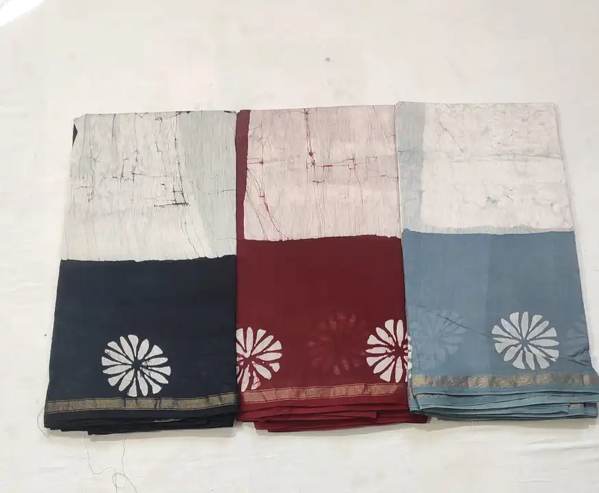 Chanderi Silk batik print saree uploaded by Royal_Elegance_Saree on 4/6/2023