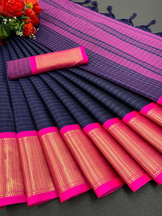 Cotton silk saree  uploaded by RV FASHION on 4/6/2023