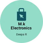 Business logo of M.k electronics