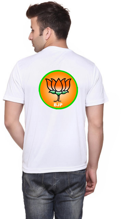 BJP printed tshirt  uploaded by S.N Enterprise on 4/6/2023