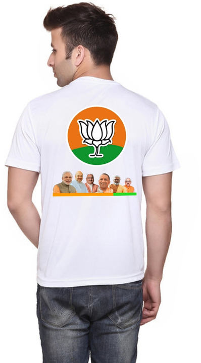 BJP printed tshirt  uploaded by S.N Enterprise on 4/6/2023