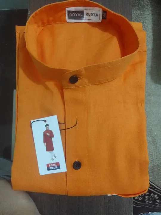 Orange casual kurta uploaded by business on 4/6/2023