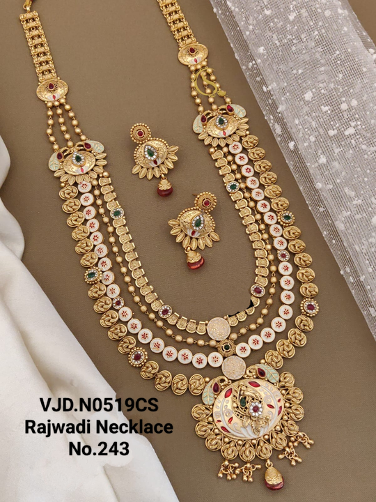 Rajwadi Necklace  uploaded by V J Jewellers on 4/6/2023
