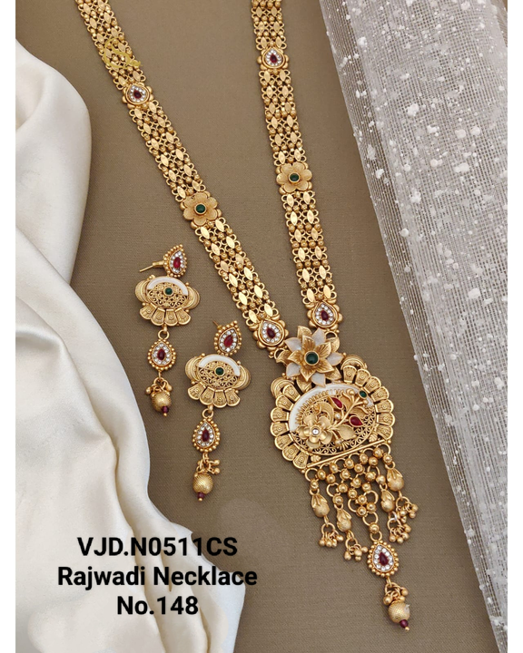 Rajwadi Necklace  uploaded by V J Jewellers on 4/6/2023