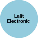 Business logo of Lalit electronic