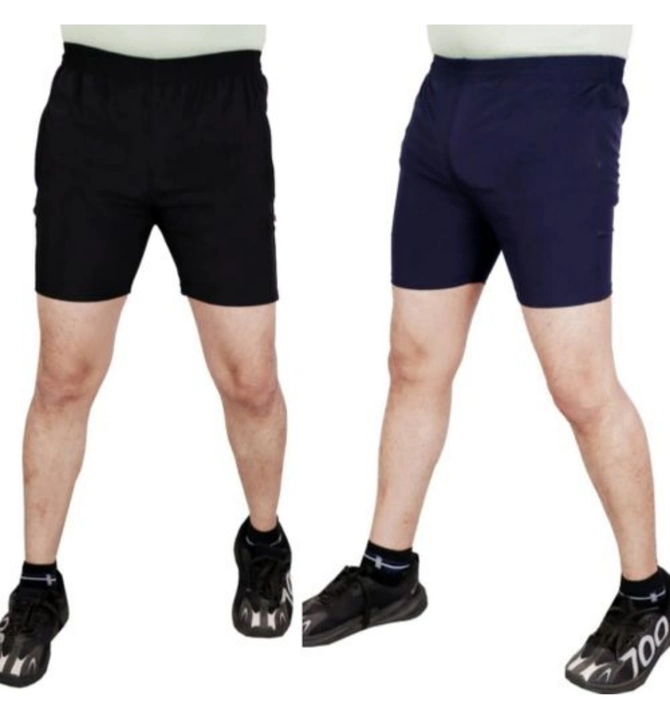 Ns shorts in black blue color  uploaded by Crown sports  on 4/6/2023