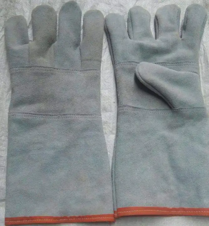 14 inchi safety leather hand gloves uploaded by Safety hand gloves leather on 4/6/2023