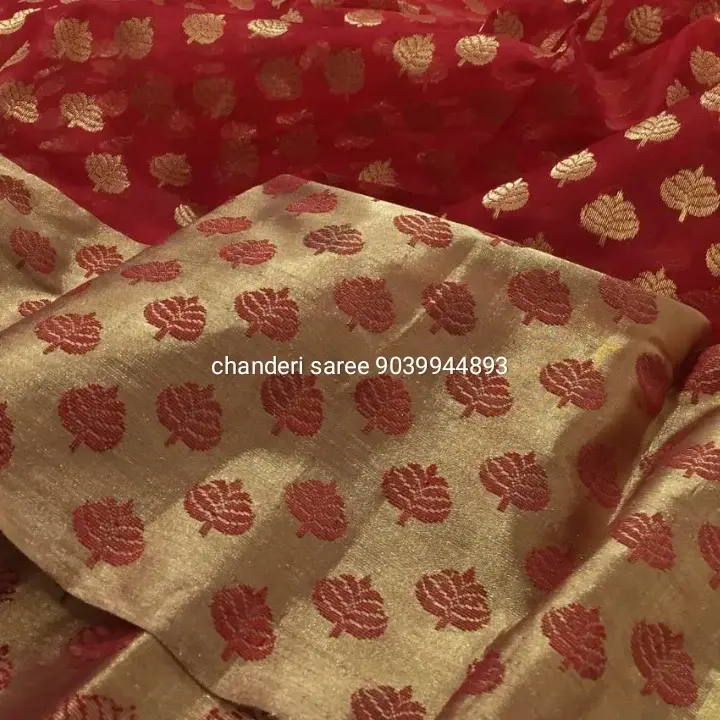 Chanderi handloom saree uploaded by Aahil  chanderi handloom saree on 4/6/2023