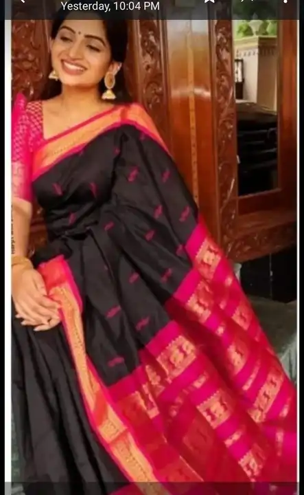 Kalyani cotton saree / lata gadwall paithani uploaded by Kanishka silks on 5/29/2024