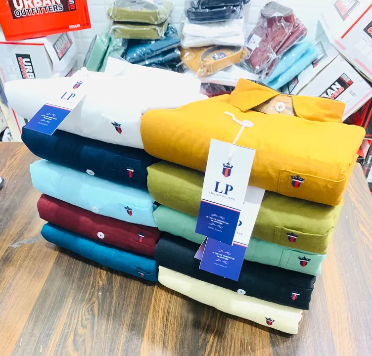 *Louis philippe 
*TWILL COTTON 
*M L XL SIZES
*Shades 10
*Moq 30
*HARD COLOR
*Single pcs foam packed uploaded by Herrick textiles  on 4/6/2023