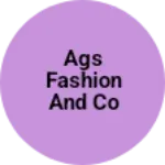 Business logo of Ags fashion and co