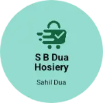 Business logo of S B Dua Hosiery mills