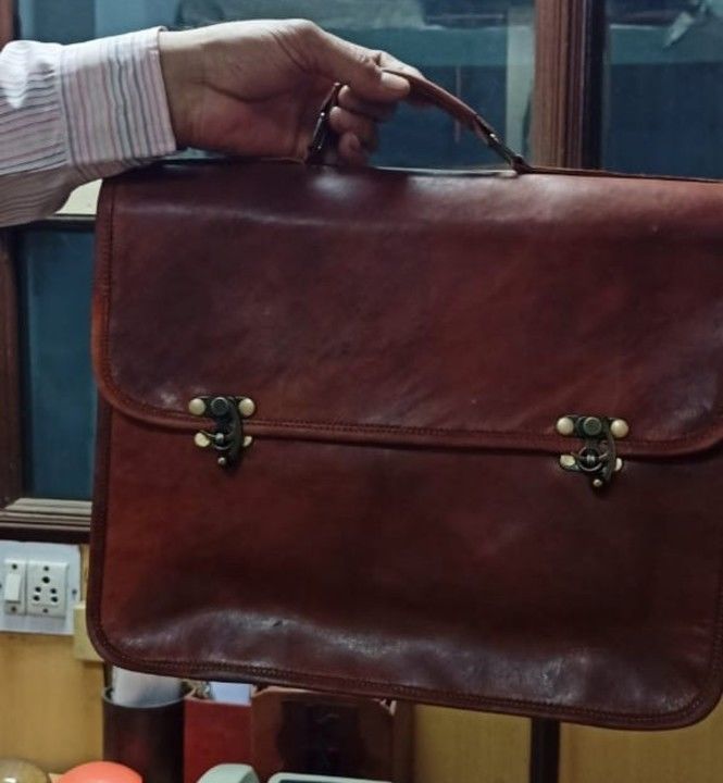 Leather office bag uploaded by BHP TEATHER INDUSTRIES on 3/3/2021