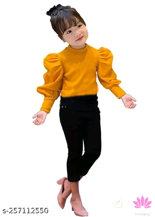 Kids Top Puff Sleeve Kids Top Girls Kids Top uploaded by business on 4/6/2023