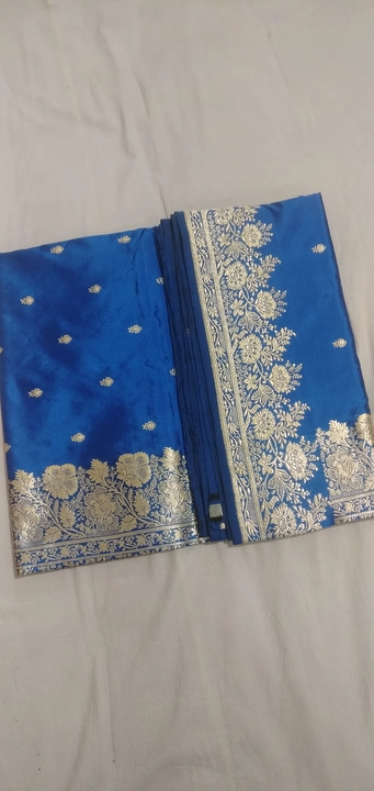Sarees Pure katan silk Booti  uploaded by business on 4/6/2023