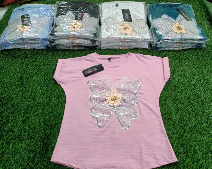 fancy baby girls tshirt  uploaded by mysha enterprises on 5/30/2024