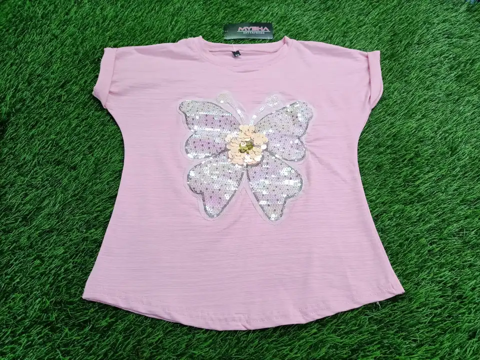 fancy baby girls tshirt  uploaded by mysha enterprises on 4/6/2023