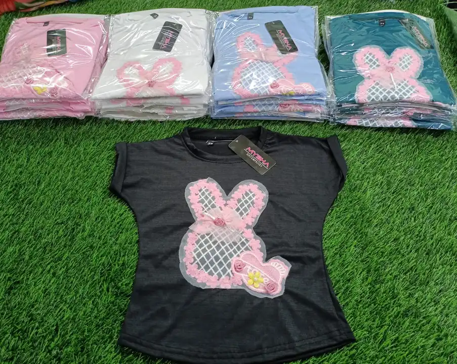 fancy baby girls tshirts  uploaded by mysha enterprises on 5/30/2024