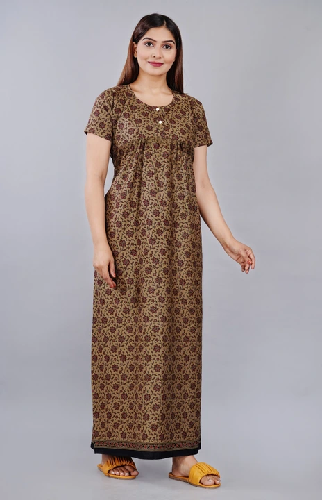 Cotton Nighty Night Gown Gown For Women  uploaded by Vetali Export on 4/6/2023