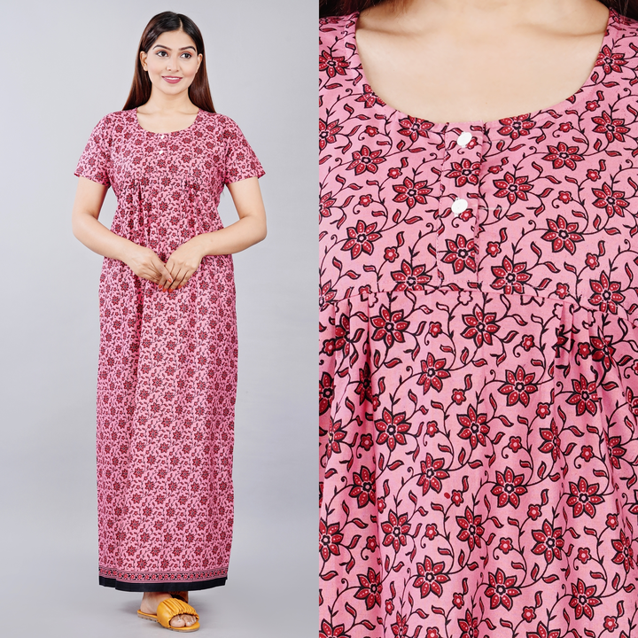 Cotton Nighty Night Gown For Women uploaded by Vetali Export on 4/6/2023
