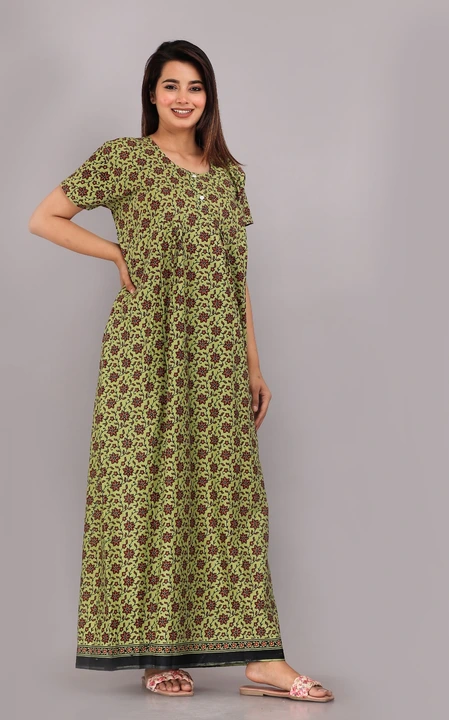 Cotton Nighty Night Gown For Women uploaded by Vetali Export on 4/6/2023