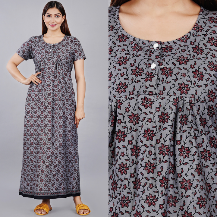 Cotton Nighty Night Gown For Women uploaded by Vetali Export on 4/6/2023