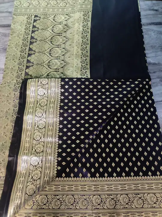 Banarasi Handloom Semi kataan silk Satan Bridal saree uploaded by Ayesha Fabrics on 4/6/2023