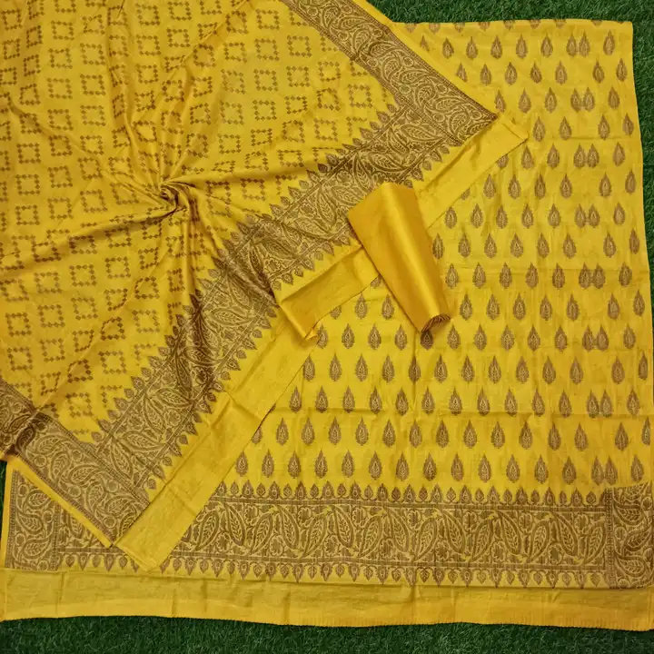 Banarasi cotton silk suit uploaded by Ayana fashions on 4/6/2023