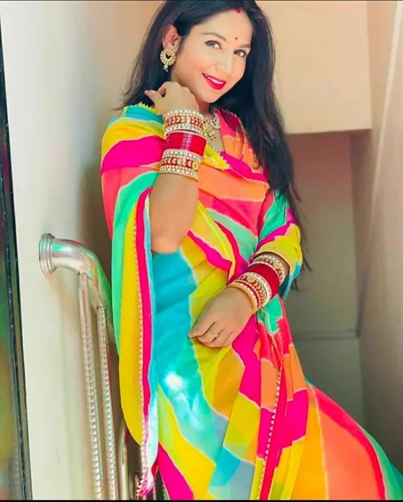 *Beautiful lehriya saree for every festival*


60grm gorgete. Saree with blouse
Gota bijiya all over uploaded by Gotapatti manufacturer on 4/6/2023