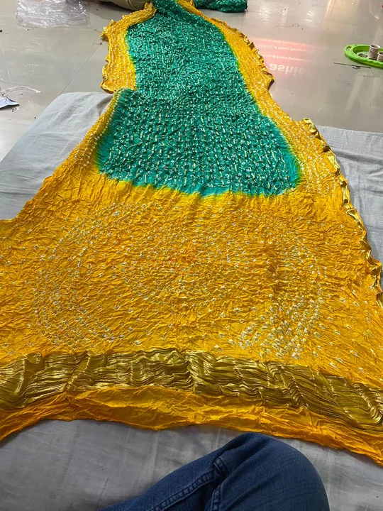 😍🥰😍 *New colours added Ghadchola sarees*🥰😍😍

*Heavy silk ghadchola bandhej zari check saree wi uploaded by Gotapatti manufacturer on 4/6/2023