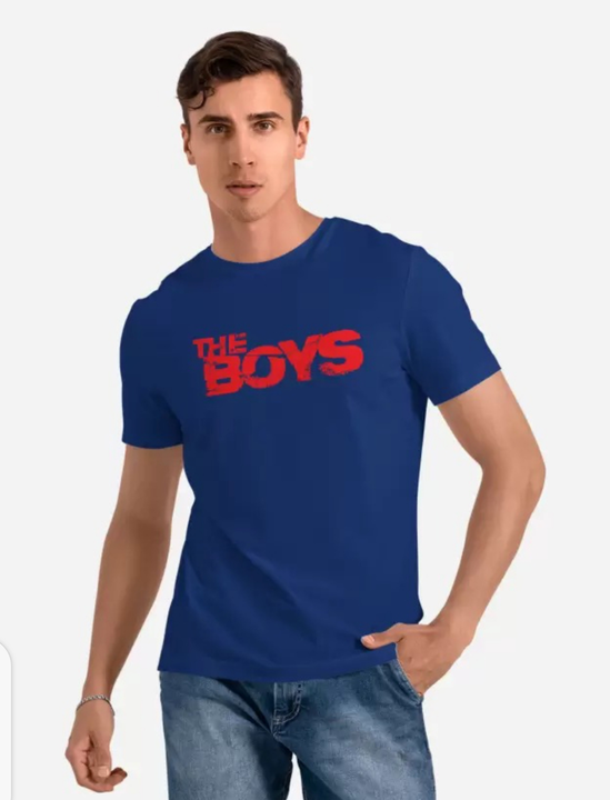 Mens Cotton Blend The Boys Print T-shirt  uploaded by Bhavya Sales and Marketing on 4/7/2023