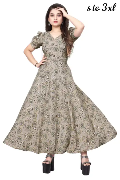 Gown uploaded by Aaradhya fashion on 4/7/2023