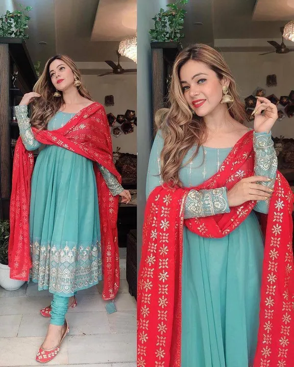 Anarkali dress uploaded by Aaradhya fashion on 4/7/2023