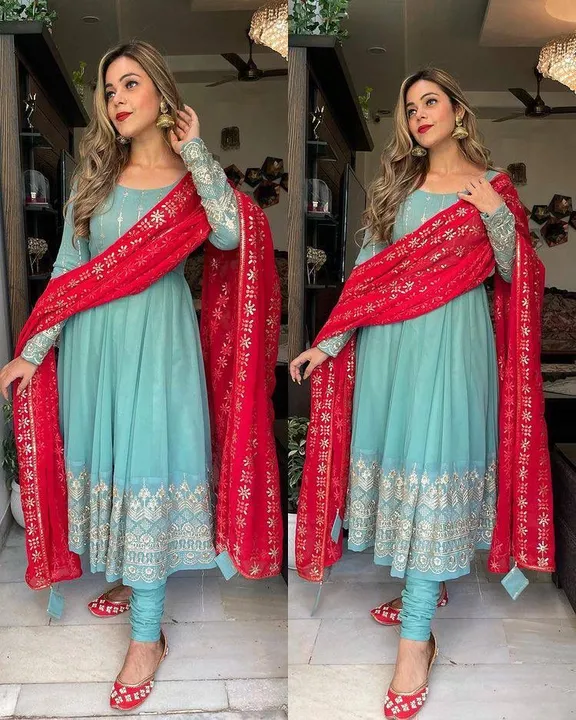 Anarkali dress uploaded by Aaradhya fashion on 4/7/2023