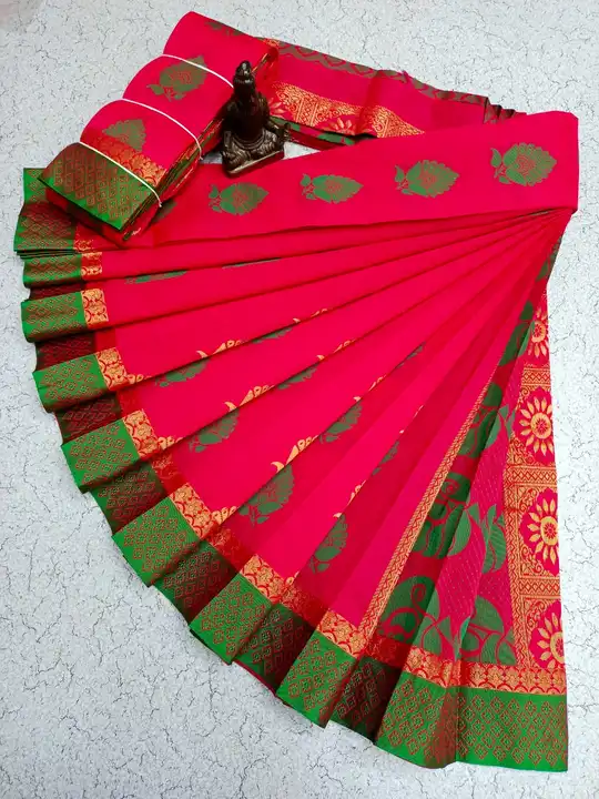Post image SKS saree collections 

 *Kanchipuram wedding + All type sarees available* 

🙏🐘 Monica Silk Cotton Sarees

🙏🐘 Kotta warp weft Monica silk cotton 

🙏🐘 Jacquard blouse - unstitched 

🙏🐘 Attractive thread pallu 

🙏🐘 Jodi puri work border

🙏🐘 1350

🙏🐘 Saree falls and picco stitch here - separate cost

🙏🐘 Also blouse and aari work done here

🙏🐘‌ All over free ship india

🙏🐘Online Booking &amp; payment available 

 *🙏🐘Delivery* :: Just 2 Days Only 👍😊🌹

 *🙏🐘My What's app..* 
9092641994

🙏🐘S.k.s.update fashion @gmail.com

 🙏🌸 *Visit our* 🌸
 *Facebook* &amp; *Instagram* *

 🙏 **YouTube**🙏

 🙏*subscribe our channel* 
 *S.K.S.update Fashion* 

🙏🐘 10 % may very Due to camara resoultion

🙏🐘 Opening video Must Plz 

 *அன்புடன் நாம்*